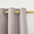 UPOPO Beige Valance Curtains Linen Textured Living Room 18 inches Long Kitchen Short Small Mini Curtain Toppers Valance Cabinet Caravan Bedroom Wi...