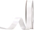 YAMA White Double Face Satin Ribbon 5/8 inch 25 Yards White Ribbon for Gift Package Wrapping Floral Design Hair Bow Clip Making Crafting Sewing We...
