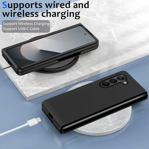 Z Fold 6 Liquid Silicone Case for Samsung Galaxy Z Fold6 5G, Slim Phone Case for Women Girls Soft Gel Rubber Ultra Thin Anti-Scratch Design Protec...