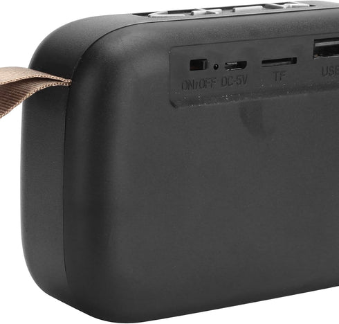 Bluetooth Speaker ,Wireless Stereo Subwoofer Portable USB Mini Music player ,with FM radio ,Hands?free Calls ,Indoor /Outdoor(black)......