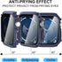 Waterproof Case 44mm for Apple Watch Series 6/5/4/SE with Tempered Glass Screen Protector, iWatch Full Protective Hard PC Bumper Face Cover for Me...