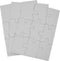 Inovart Puzzle-It 9-Piece Blank Puzzle, 12 Puzzles Per Package, 4" x 5-1/2", White...