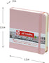 Royal Talens T9314-014M 441750 Talens Art Creation Sketchbook, Drawing Notebook, 4.7 x 4.7 inches (12 x 12 cm), Pastel Pink...