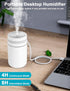 Humidifier LtYioe Small Humidifiers for bedroom, Portable Cool Mist Humidifiers for Baby Home with RGB Changing Light, 2 Mist Modes & Auto Shut Of...