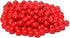 200 Red Wood Beads 14mm Round Dyed Wooden Loose Beads for Farmhouse Garland Making Wall Hanging Decor Christmas Ornaments (3mm Hole)...