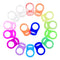 Silicone Adapter Rings Holder for Button Style MAM Nuk Baby Pacifier Soother Teething Ribbon BPA Free Mix Colors Pack of 10...