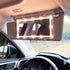 Car Mirror Vanity, Rechargeable Car Visor Mirror with LED Lights, Car Vanity Mirror with 3 Lights Modes, Sun Visor Mirror with Light, White...