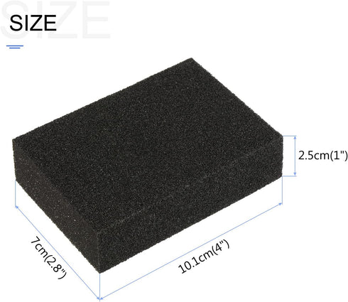 Scrub Sponge (10.1 x 7cm/4" x 2.8"), Scouring Pad Non-Scratch Dish Cellulose Scrubber Sponges - for Dishes, Pots, Pans, Kitchens, Counters and Flo...