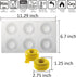 3D Doughnut Silicone Molds for Baking Mousse Cake, 3D Silicone Baking Mold for Candy Pastry Chocolate Truffle Cupcake Jelly Cookie Pudding Cake De...