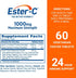 Ester-C® Vitamin C, 1,000 mg, 60 Coated Tablets...