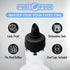 The Pure Pour Liquor Bottle Pourers - Leak-Proof Pour Spouts with Dust Caps – Fits Most Alcohol, Syrup, Olive Oil & Vinegar Bottles – Dishwasher S...
