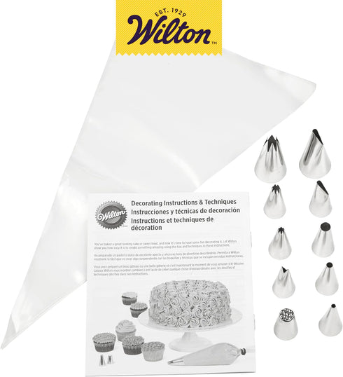 Wilton Beginning Buttercream Decorating Set, 20-Piece Cake Decorating Kit...
