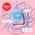 REACH POP Dental Floss | Vegan Wax & PFAS-Free | Durable & Shred Resistant | Slides Smoothly & Easily | Effective Plaque Removal | Blue Color Flos...