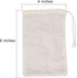 Pangda 100 Pieces Muslin Cotton Drawstring Bags 4 x 6 Inches Muslin Canvas Linen Sachet Bag jewelry Gift Pouch for Party DIY Craft Home Supplies...