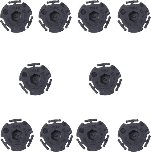 10 Pcs Engine Oil Pan Drain Plug with O-ring 11137605018 for BMW E84 F33 F10 Z4 320i 228i 428i 528i...
