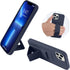 LAUDTEC Silicone Kickstand Case Compatible with iPhone 13 Pro, Vertical and Horizontal Stand Hand Strap Metal Kickstand Cover, Flexible Soft Liqui...