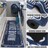 Cekene Laundry Room Runner Rug 20"x59" Non Slip Farmhouse Laundry Rug Runner Washable Laundry Mats with Rubber Backing Blue Kitchen Rug Carpet Run...
