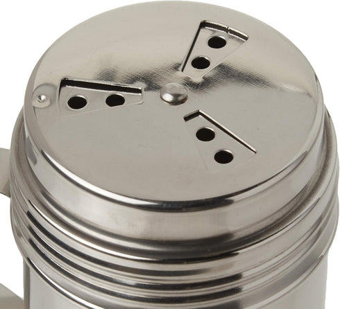 Tablecraft, 10 oz, Silver Stainless Steel Dry Rub Shaker with Handle, 10-Ounce...
