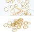 30PCS Hexagon Knitting Stitch Markers Lightweight Zinc Alloy Crochet Locking Needle Clip for DIY Sewing Weaving...