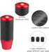 X AUTOHAUX Automatic Manual Gear Stick Shift Knob Transmission Gear Lever Stick Shifter Handle Carbon Fiber Pattern Red...