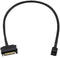 CRJ Slimline SATA Power Adapter Cable - 12-inch (30cm), Black Sleeved - Power 6-Pin Slimline SATA Disk Drives with a 15-Pin SATA Power Supply Conn...