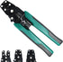 Wire Connectors Crimping Tool 22-10AWG Multifunctional Stripping Crimping Pliers with Stripper Cutter Terminal Crimper and Stripper Electrical Cri...