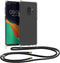 kwmobile Crossbody Case Compatible with Samsung Galaxy S9 Case - Clear TPU Phone Cover w/Lanyard Cord Strap - Transparent/Black...
