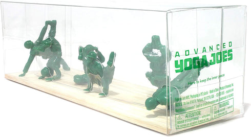 Advanced Green Toy Soldiers, Set of 6 Army Men Yoga Pose Figurines - Decor for Desk, Shelves, Classroom, Home, or Studio - Zen Meets GI Joe - Gift...