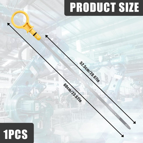 Car Engine Oil Dipstick for OEM#CJ5Z-6750-A, Double Hole Dip Stick for Checking Oil, Oil Dipstick Replacement Professional Tools Compatible with F...