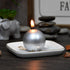 Zest Candle 12-Piece Ball Candles, 2-Inch, Metallic Silver...