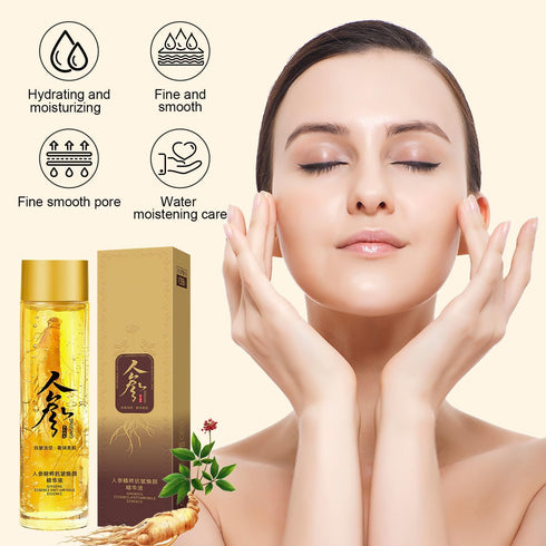 Ginseng Extract Liquid,Ginseng Extract Anti-Wrinkle Original Serum Oil,Korean Red Ginseng Polypeptide Anti Aging Essence,Ginseng Moisturizer,Reduc...