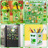 Window Clings Stickers for Kids Window Gel Clings Decals Thick Gel Clings Toddlers and Adults Classroom Home Nursery Airplane Birthday Party Suppl...
