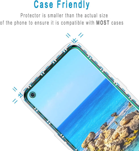 HPTech (2 Pack) Screen Protector for OnePlus Nord N200 5G Tempered Glass, 9H Hardness, Anti Scratch, Bubble Free, Case Friendly...
