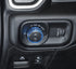 Voodonala for Dodge RAM Aluminum Headlight Headlamp & Gear Shift Shifter Shift Lever Selector Knob Switch Adjustment Knob Cover for 2018-2024 Dodg...