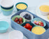 Silicone Baking Muffin Cups 12 Pack, Reusable Cupcake Liners Cake Molds, BPA Free, Dishwasher Safe(White, Green, Navy, Dusty Blue)...