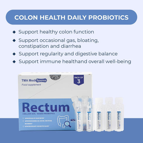 Rectum Colon Health Liquid Spore Probiotic, Daily Probiotics for Colon Care, Help with Occasional Gas, Bloating, Constipation, and Diarrhea, Probi...
