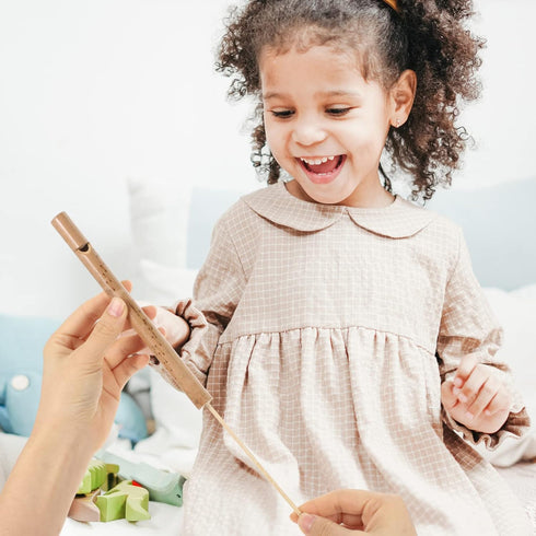 Toyvian Bird Whistle 4pcs Bamboo Slide Whistle Whistle Train Slide Whistle Children Noisemaker Musical Pleasant Voice Vocal Training Educational I...