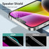 ESR 3 Pack for iPhone 14 / iPhone 13 / iPhone 13 Pro Screen Protector, Tempered-Glass Film with Easy Installation Frame, Military-Grade Protection...