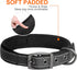 Fida Heavy Duty Dog Collar, Ultra Comfortable Soft Neoprene Padded, Adjustable Reflective Nylon Pet Collar with Durable Metal Belt Buckle for Medi...