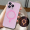 Omorro Compatible with iPhone 15 Pro Max Magnetic Case, Compatible with Magsafe, Soft TPU Luminous Case Glow in The Dark Shockproof Protective Pho...