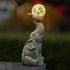 Solar Elephant Garden Decor Statues & Sculptures for Outside, Outdoor Figurine Lights for Patio, Yard, Balcony, Unique Housewarming Ornament...