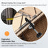 6PCS 2.17in Outdoor Patio Furniture Clips,Adjustable Sectional Couch Sofa Funiture Clamps,Outdoor Patio Wicker Furniture Fasteners Clips Sectional...