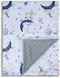 Baby Blankets for Unisex Boys Girls, Super Soft Nursery Minky Blankets, 30 x 40 inch Outer Space Printed Bed Throws Newborn (Planet Fox)...