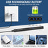 Electric Candle Lighter Plasma Arc Lighters with USB Rechargeable Battery Windproof & Flameless Retractable Head (Obsidian Black)...