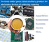 Portable Solder Tip Cleaner Metal Base Station Copper Cleaning Ball + 60-40 Tin Lead Rosin Core Solder Wire Reel + Solder Rosin Flux Paste 3-in-1 ...