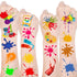 Art Temporary Tattoo Paint Birthday Party Favors Decorations Art Birthday Party Tattoos Stickers Favors Creative Party Supplies for Kids Girls Boy...