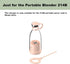 OTPEIR Personal Size Blender Charger, Portable Blender Charger, Battery Powered USB Blender Charger (Pink)...