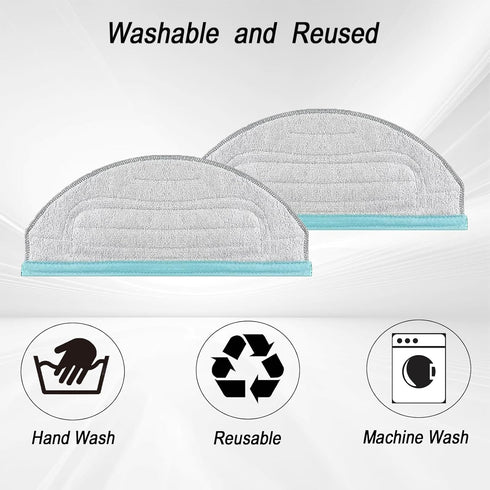 Mop Pad Replacement Part for Yeedi Cube for Yeedi CC Robotic Robot Vacuum Cleaner,6 Pcs Washable and Reusable Soft Microfiber Mop Pads Accessories...