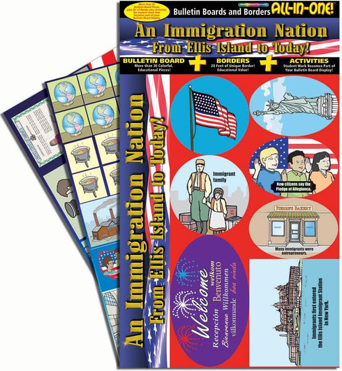 Immigration: From Ellis Island to Today! Bulletin Boards...