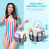 2 Pack Mesh Shower Caddy Portable for College Dorm Room Essentials, Shower Caddy Dorm with 8-Pocket Large Capacity,Shower Bag for Beach,Swimming,G...